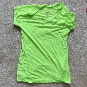 Nike Women's Bright Green Short Sleeve Tee